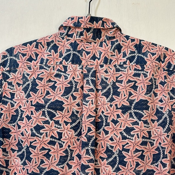 VINEYARD VINES MENS SLIM FIT TUCKER SHIRT SHORT SLEEVE PINK FLORAL Sz M - Picture 4 of 11